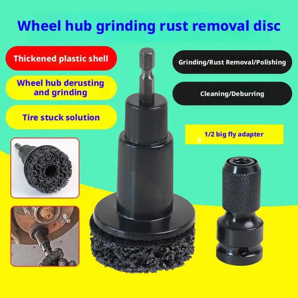 Wheel Hub & Brake Disc Cleaning Kit – Rust Removal Tool Automotive Cleaning Tool Zpaxo