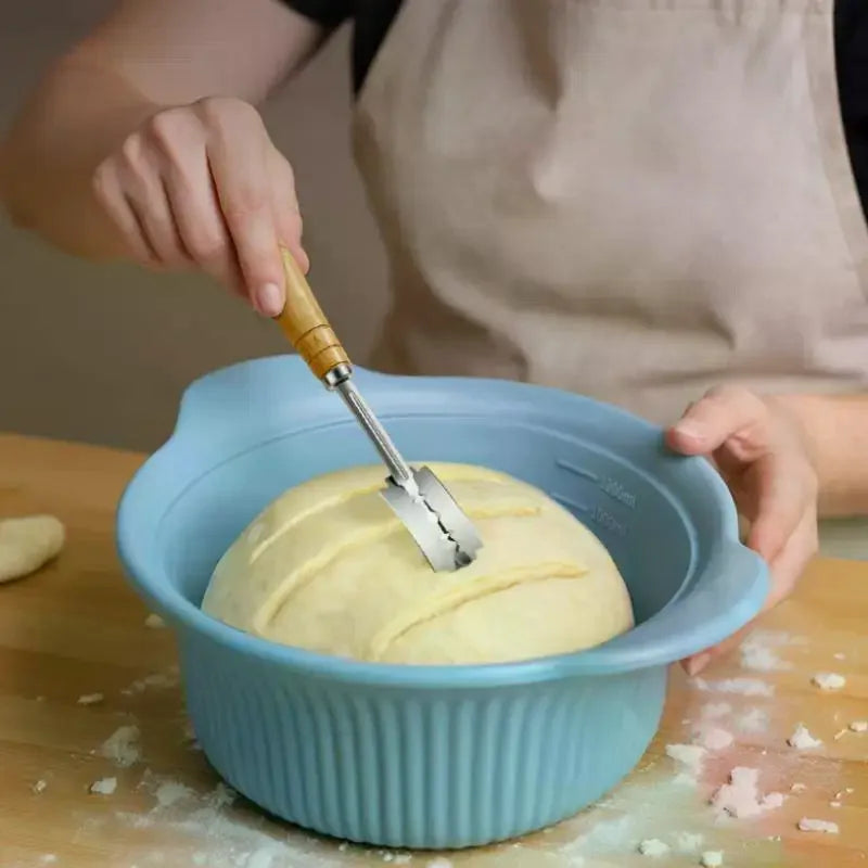 Silicone Pizza Dough Box With Lid Bread Fermentation Basket Non-Stick Pizza Toast Fermentat Box Kitchen Baking Tools Zpaxo