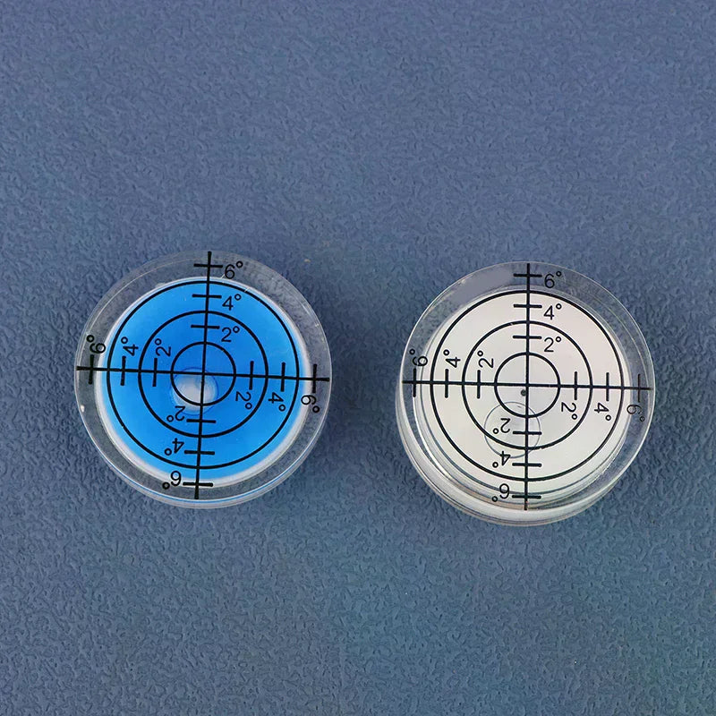2pcs 32mm Spirit-Bubble Level Surface Degree Marking Level Round Measuring Meter Acrylic For Construction Manual Tools Parts Zpaxo
