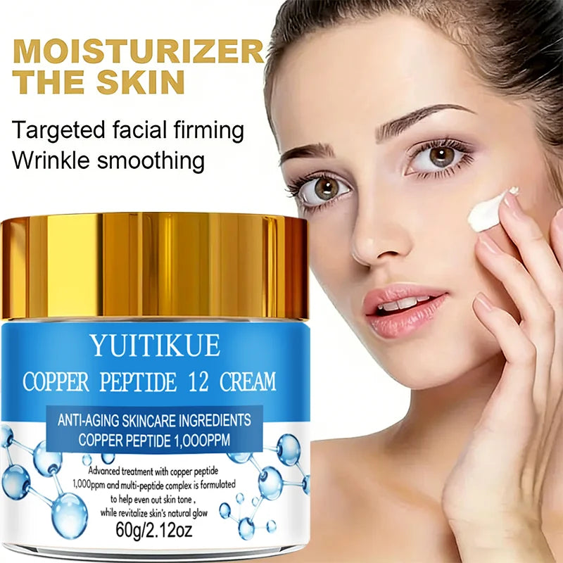 YUITIKUE Copper Peptide Anti-Aging Cream | 60g Face Moisturizer Anti-Aging Face Cream Zpaxo