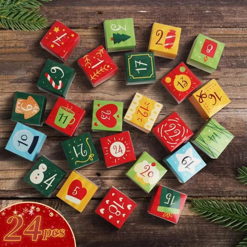 Interactive 24 Window Christmas Countdowns Hanging Ornament Snowman
