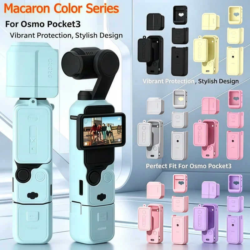 2026 DJI OSMO Pocket3 Silicone Case Anti-scratch Lens Cover
