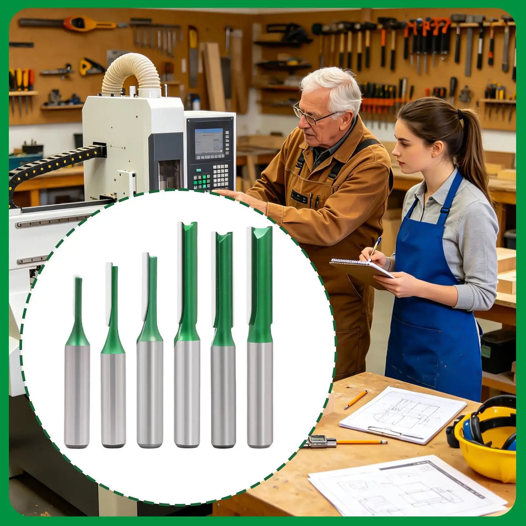 Straight Router Bits Shank Diameter Milling Cutter Grooving Cutting