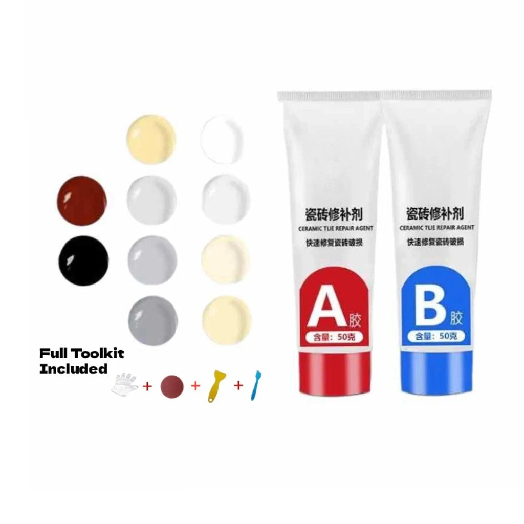 Tile Repair Agent Paste Ceramic Porcelain Marble Floor Toilet