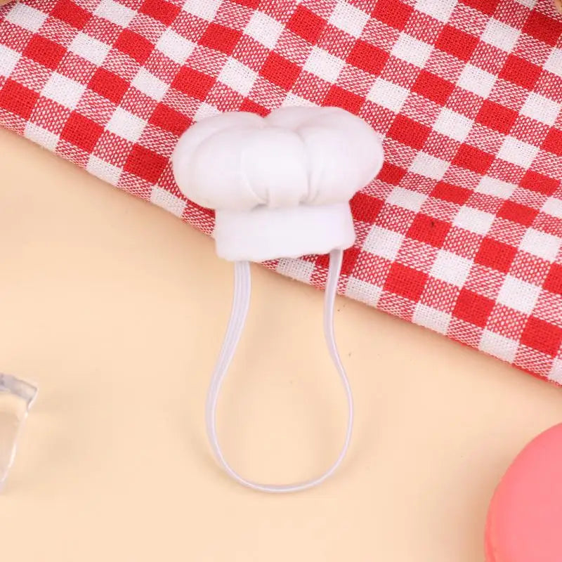 ▶1Pcs Cute Mini Doll Chef Hat Dolls Dress Up Hats Toy Dollhouse DIY Decoration Accessorie For 12-15cm Doll Kid Pretend Play Toys Zpaxo A1