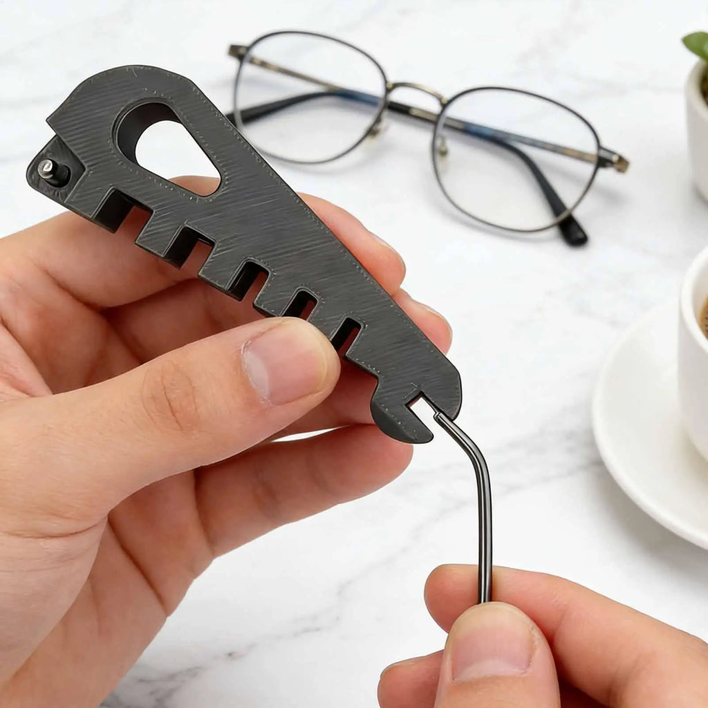 Eyeglass Frame Bending Tool – Temple Arm & Nose Pad Adjuster Eyeglass Repair Tool Zpaxo