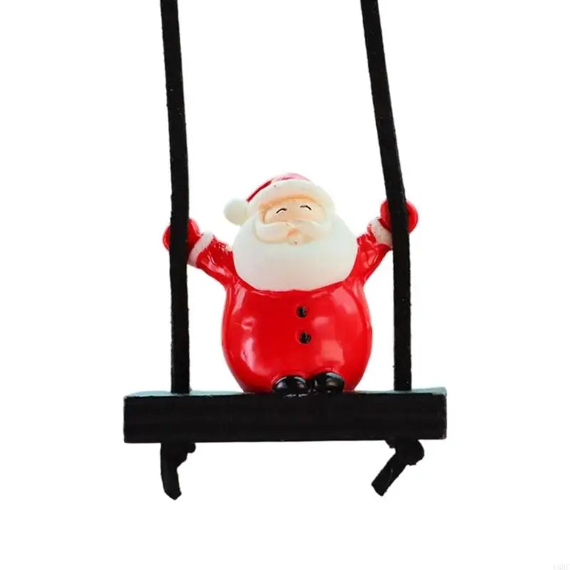 Easy Install Santa Swing Car Hanging Decoration Ornament Christmas