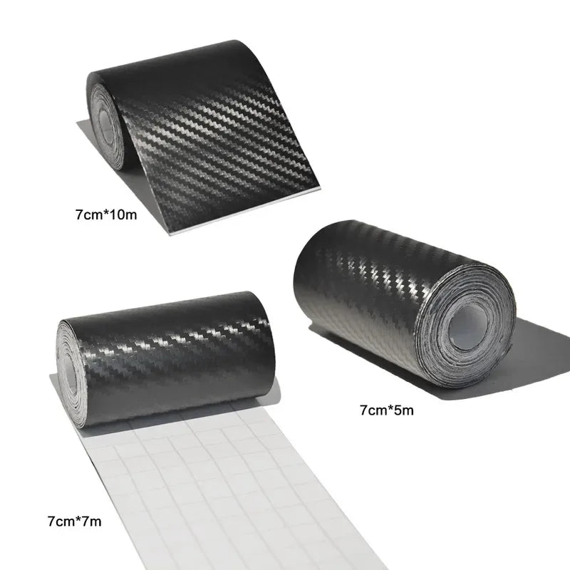 3D Carbon Fiber Car Anti-Scratch Tape – Door Sill Body Protector
