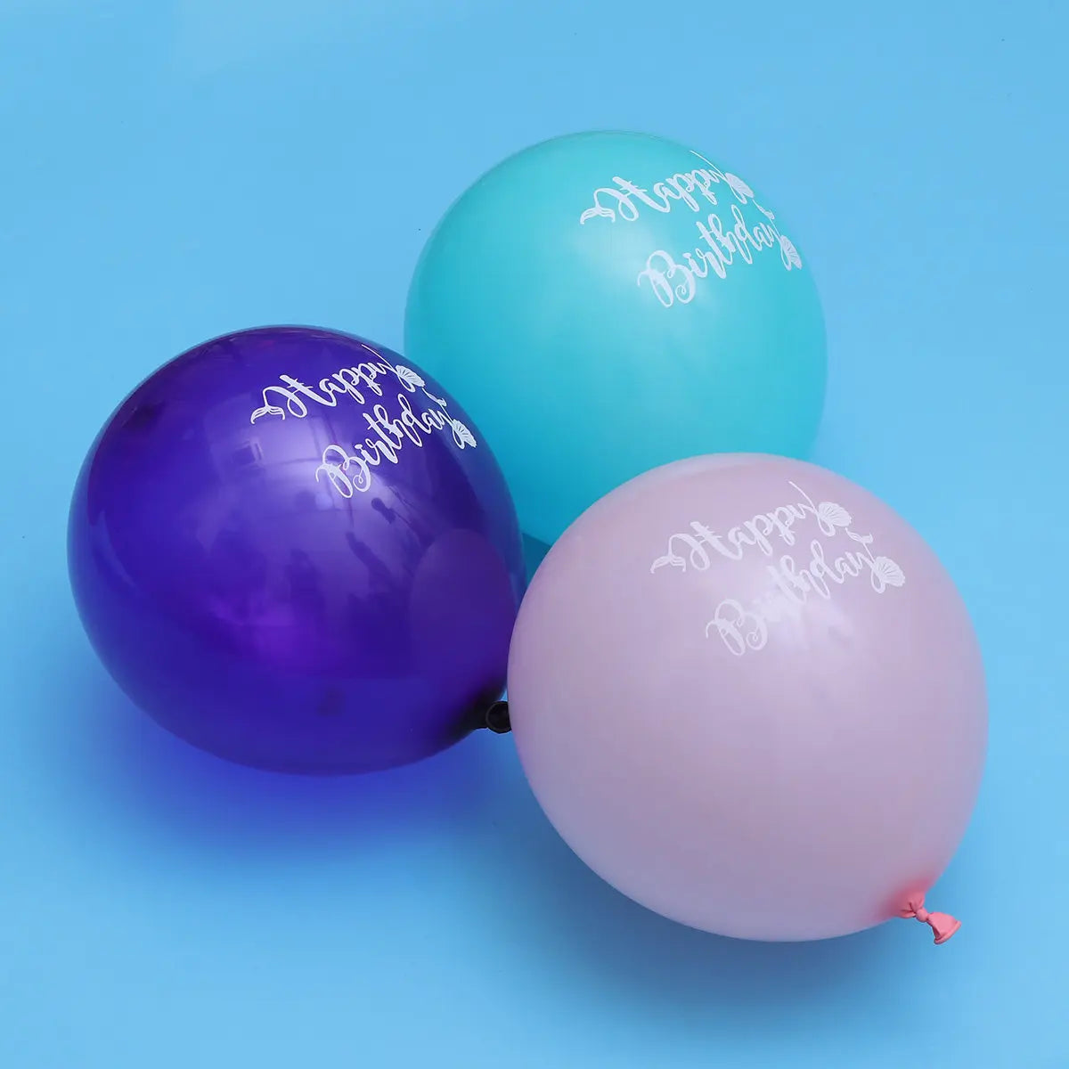 Mermaid Printing Balloons Confetti Latex Birthday Party Supplies