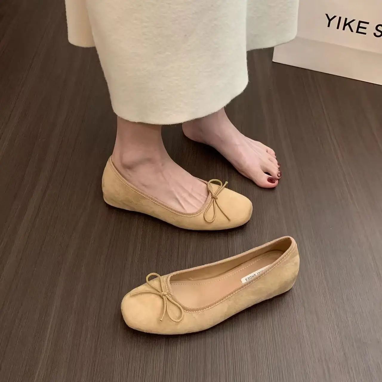 Women Shoes Summer Ballet Round Toe Shallow Non-slip Suede Flat espadrilles Soft Shoes zapatillas mujer 2025 ladies shoes Zpaxo