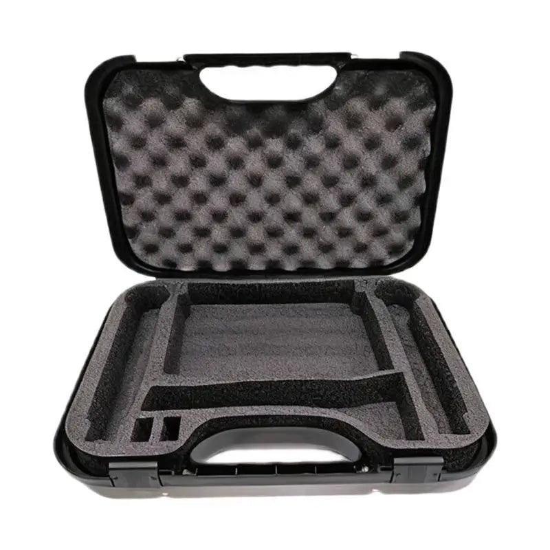 Resilient Microphone Storage Box Featuring Customizable Interior & Convenient Carry Handle Microphone Travel Case Zpaxo