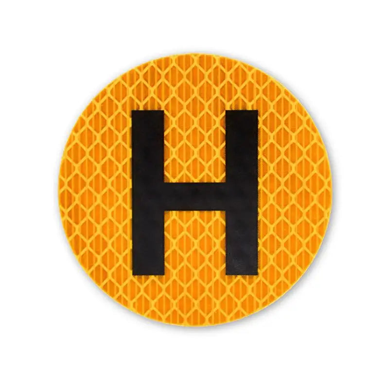 Magnetic H Sign Car Sticker – Reusable Vehicle Badge Decal