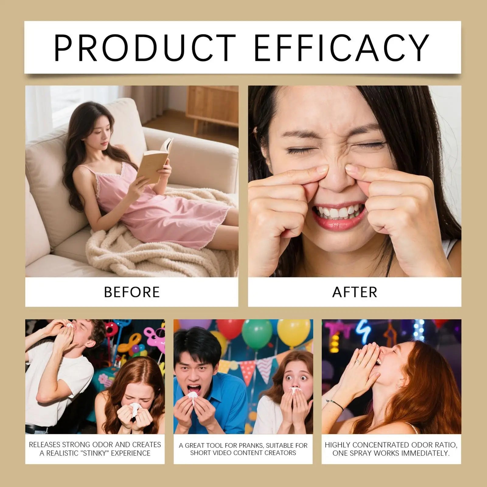 Poop Spray Creative Liquid Fart Gag Prank Joke Funny Toy Non-toxic