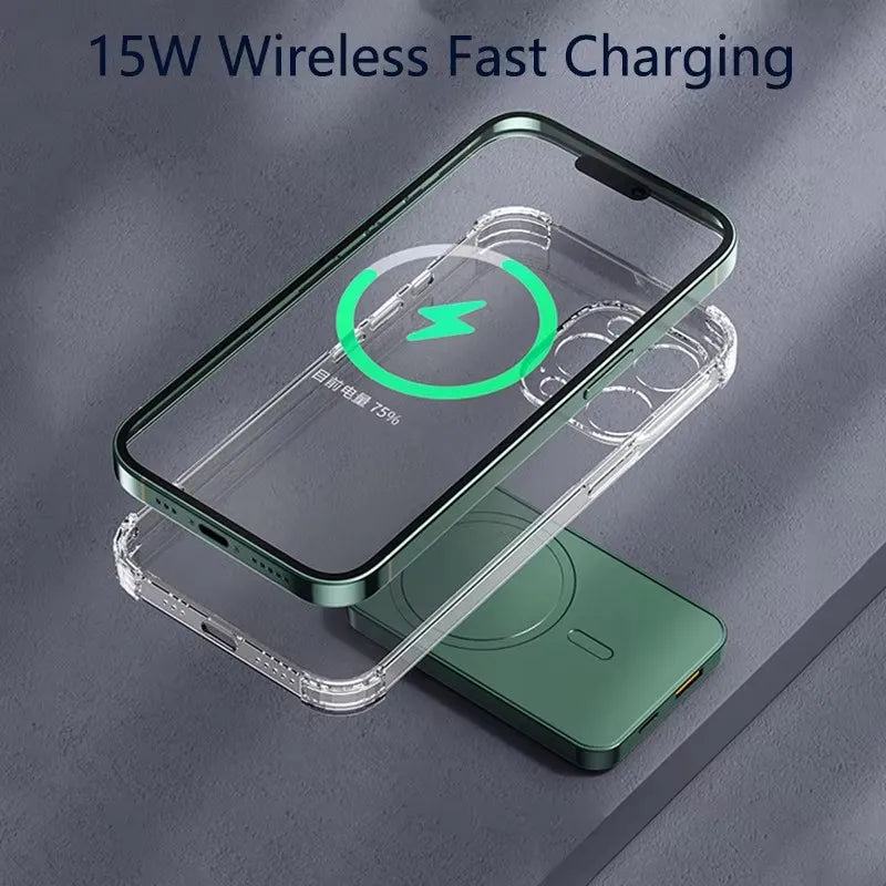 Magnetic Wireless Power Bank 50000mAh 22 5W Fast Charging External Zpaxo