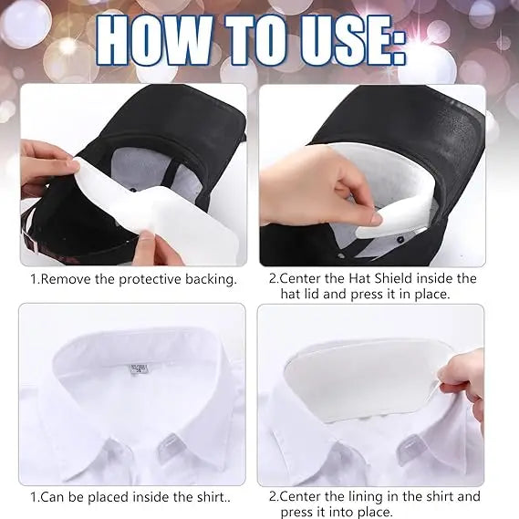 Disposable Collar Protectors for Shirts & Hats – 100/200 Pack