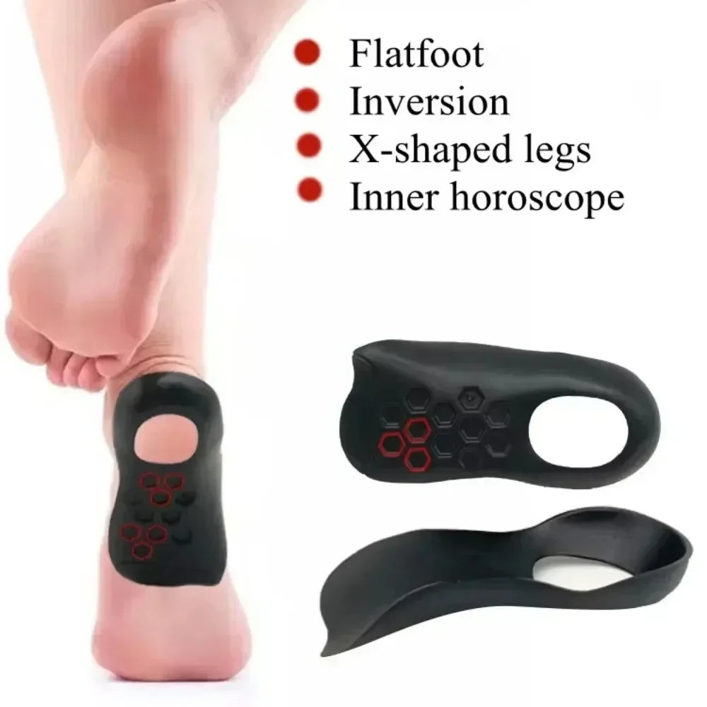 1 Pair Orthotic Insoles For Flat Feet O-Shaped Legs And Plantar Fasciitis - Unisex Arch Support Shoe Inserts Zpaxo