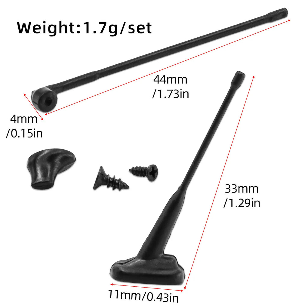1 14 RC Car Plastic Trailer Antenna Upgrade Parts Tamiya Heavy Truck