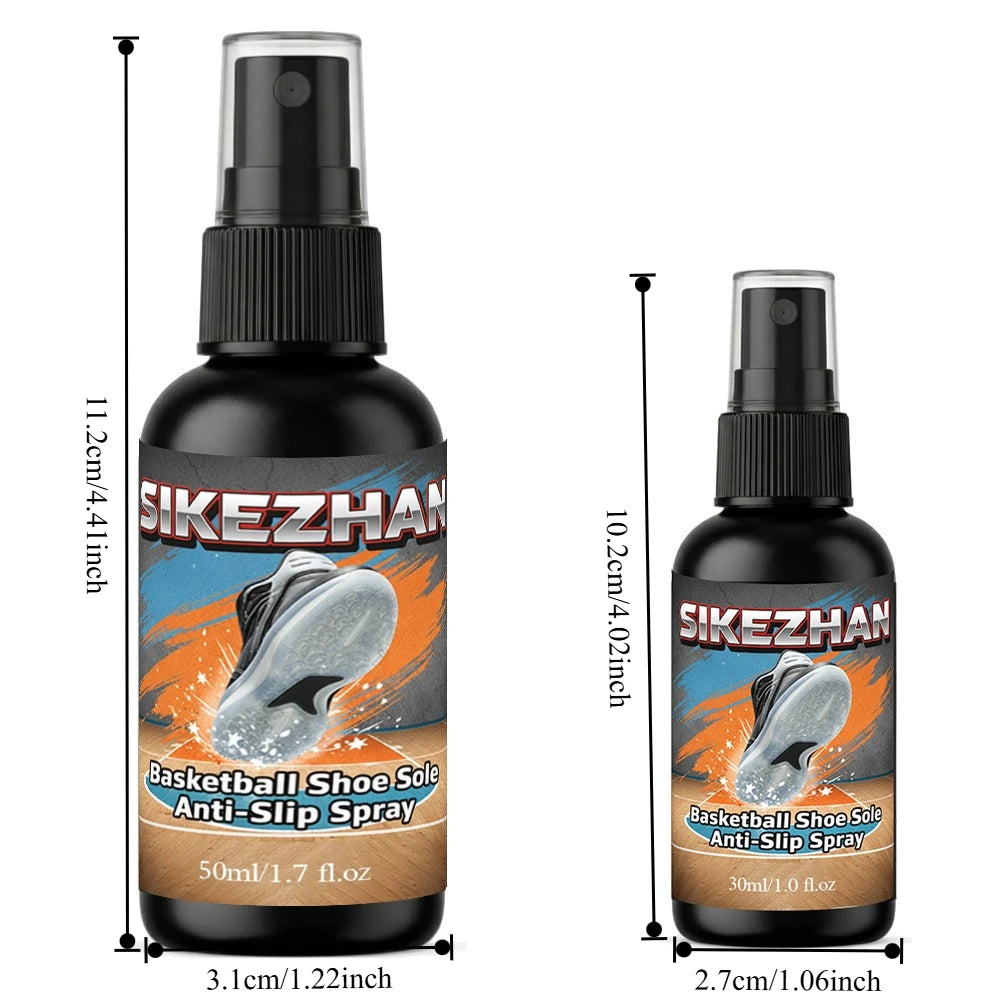 SIKEZHAN Basketball Shoe Grip Spray - Anti-Slip Traction Enhancer for Sneaker Soles - Instant Court Grip & Stop Sliding Zpaxo