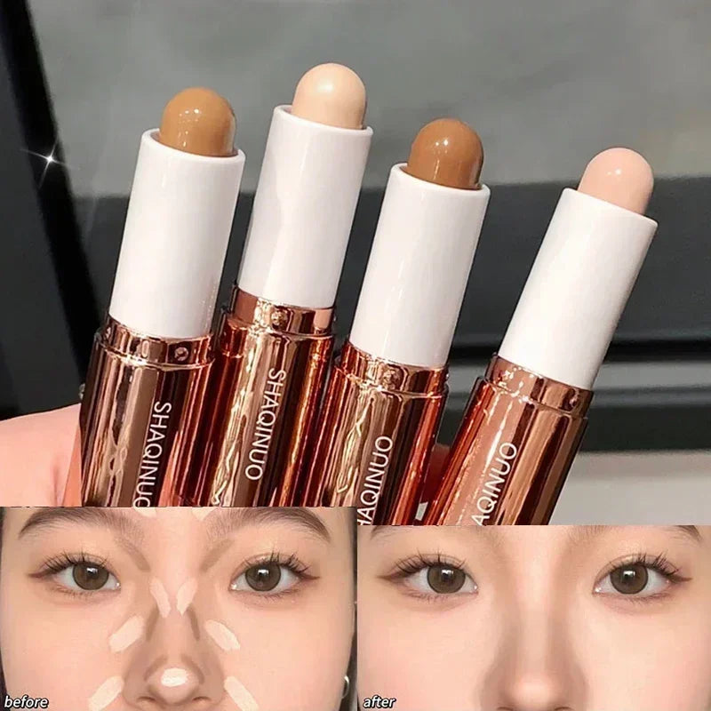 1 Dual Head Highlighting&bronzer Stick Face Brightening Shaping