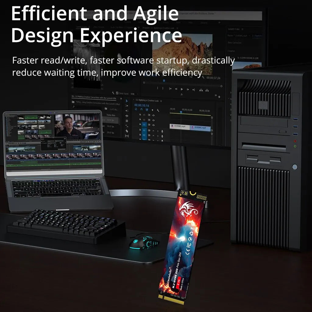 Somnambulist SSD M2 NVME 128GB 256GB 512GB 1TB M 2 2280 PCIe 3 0 Zpaxo
