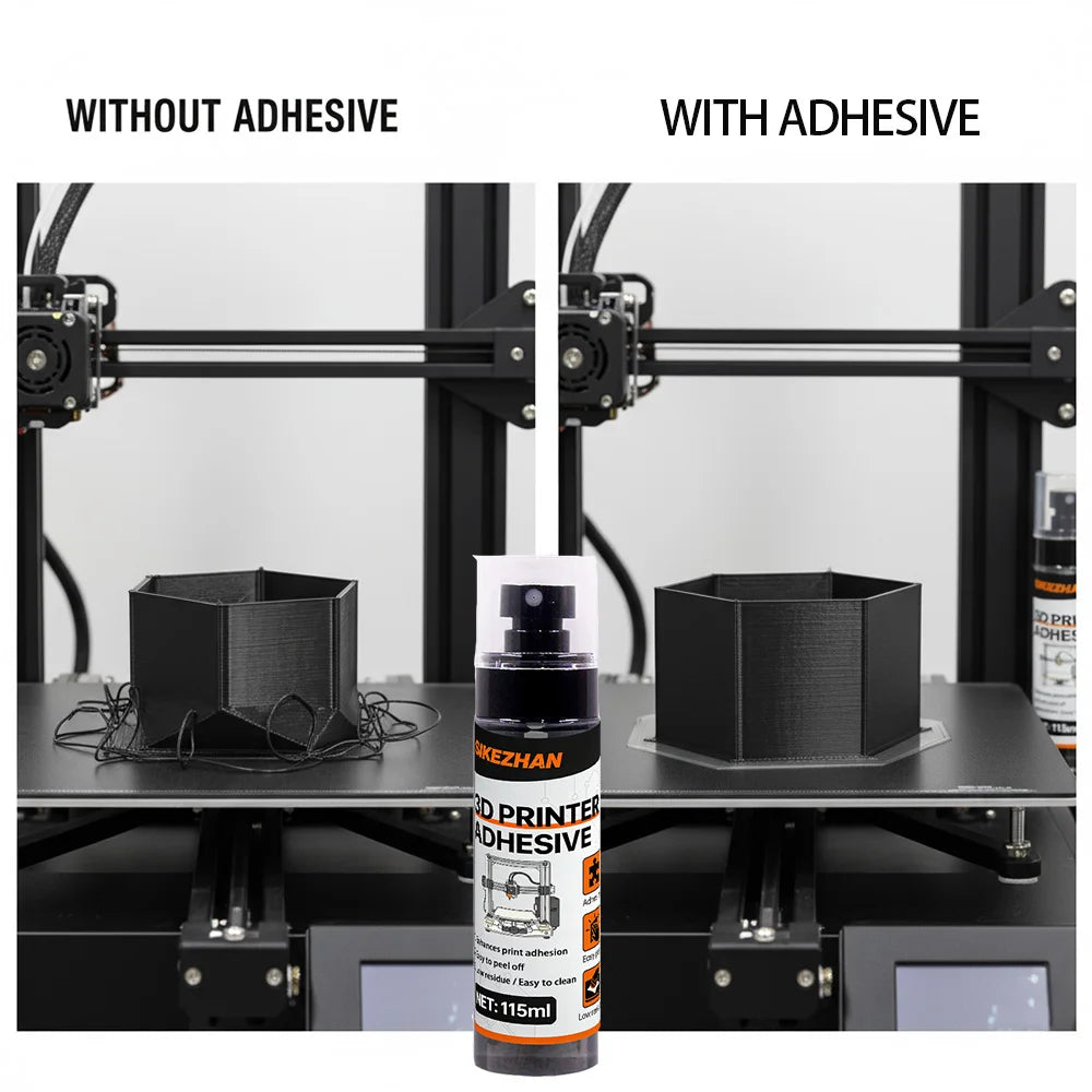 3D Printer Bed Adhesive Strong Grip 3D Printer Build Plates Adhesive Printing Beds Glue Strong Adhesion Long-Lasting Solution Zpaxo