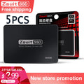 Zsuit 5Pcs/1pcs Hard Drive Disk Internal Solid State Drive Disk for Computer Sata SSD 2.5inches 128G Drive SSD Hard Disk Zpaxo 128GB-2pcs