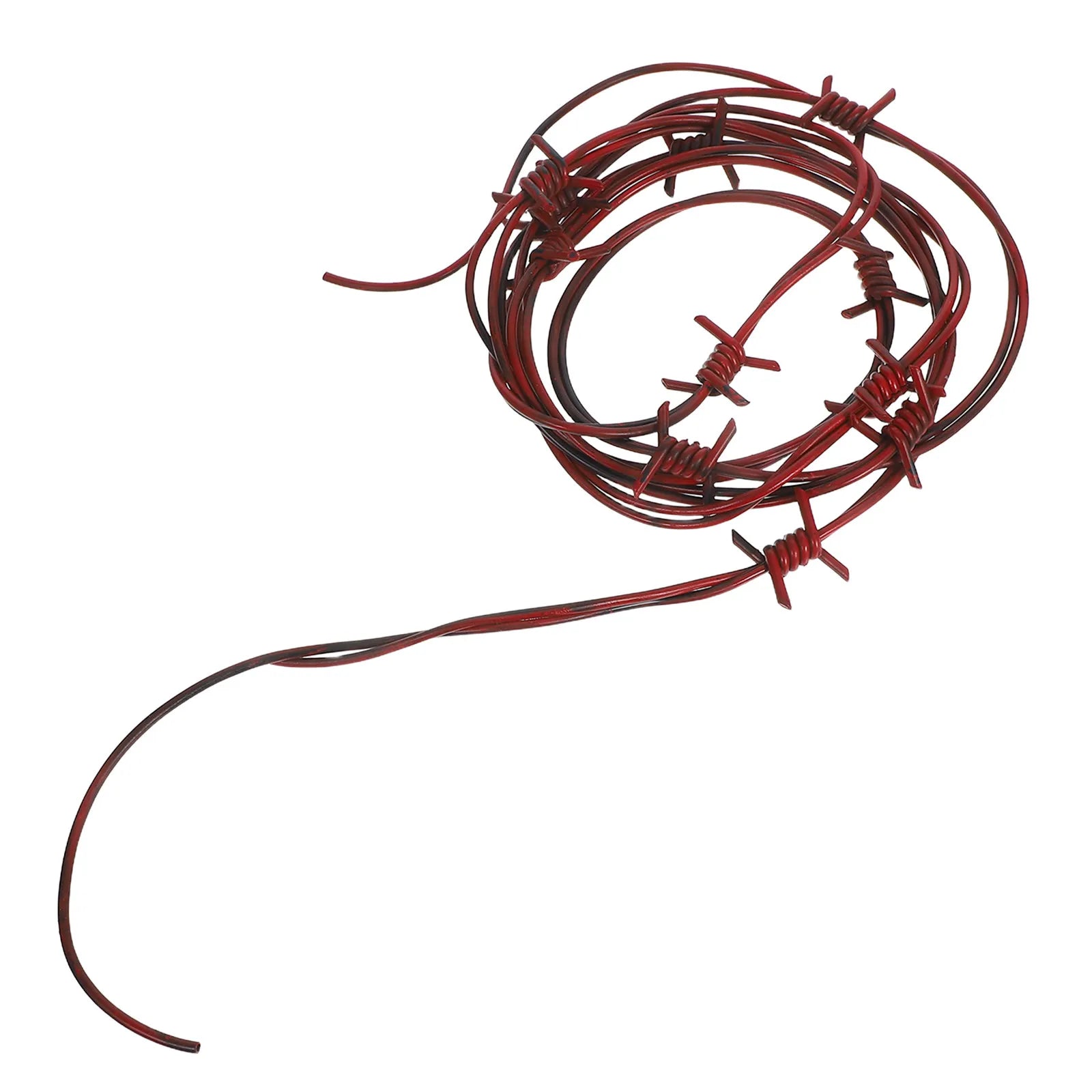 8 2ft Simulation Plastic Barbwire Chain Halloween Decoration Horror