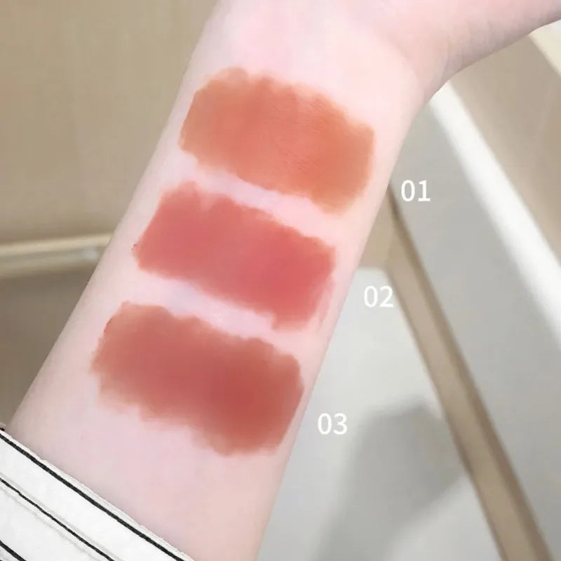 Pumpkin Apricot Lip Mud Matte Velvet Cream Smooth Texture Lipstick