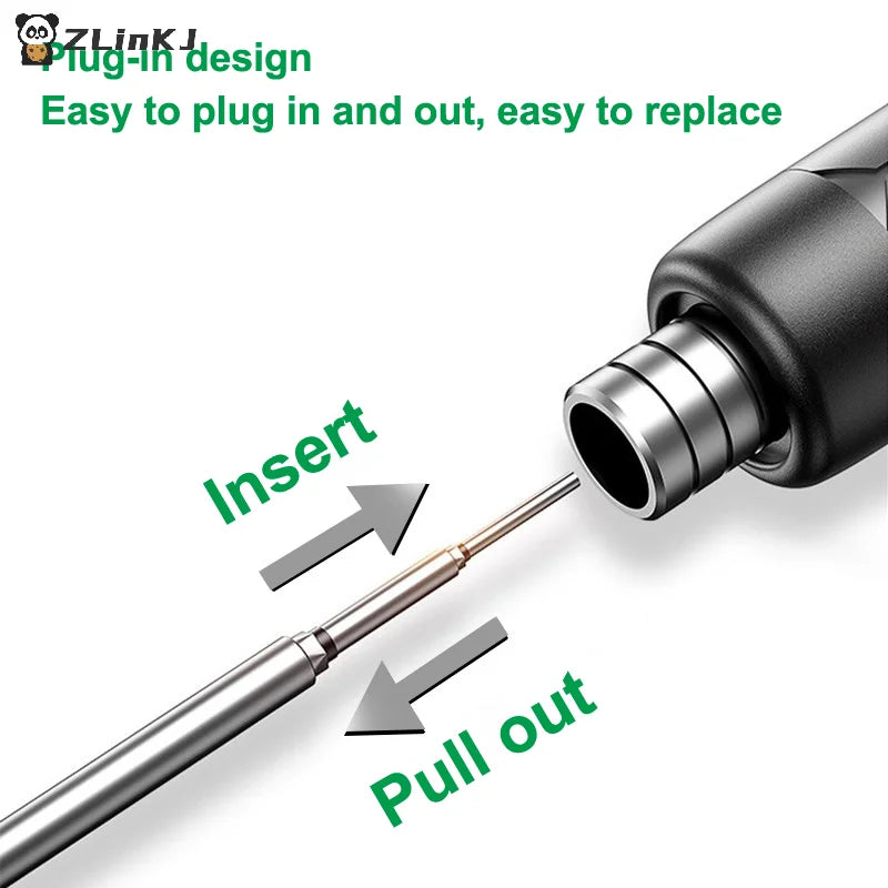Soldering Iron Tip USB 5V Battery Rework Accessories Zpaxo