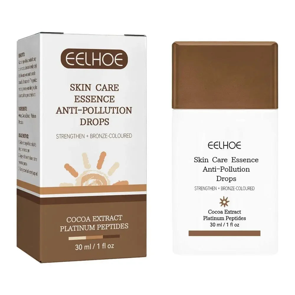 Eelhoe Peptide Self Tanning Serum Drops | Bronze Glow 30ml Self Tanning Serum Zpaxo 30ml Boxed