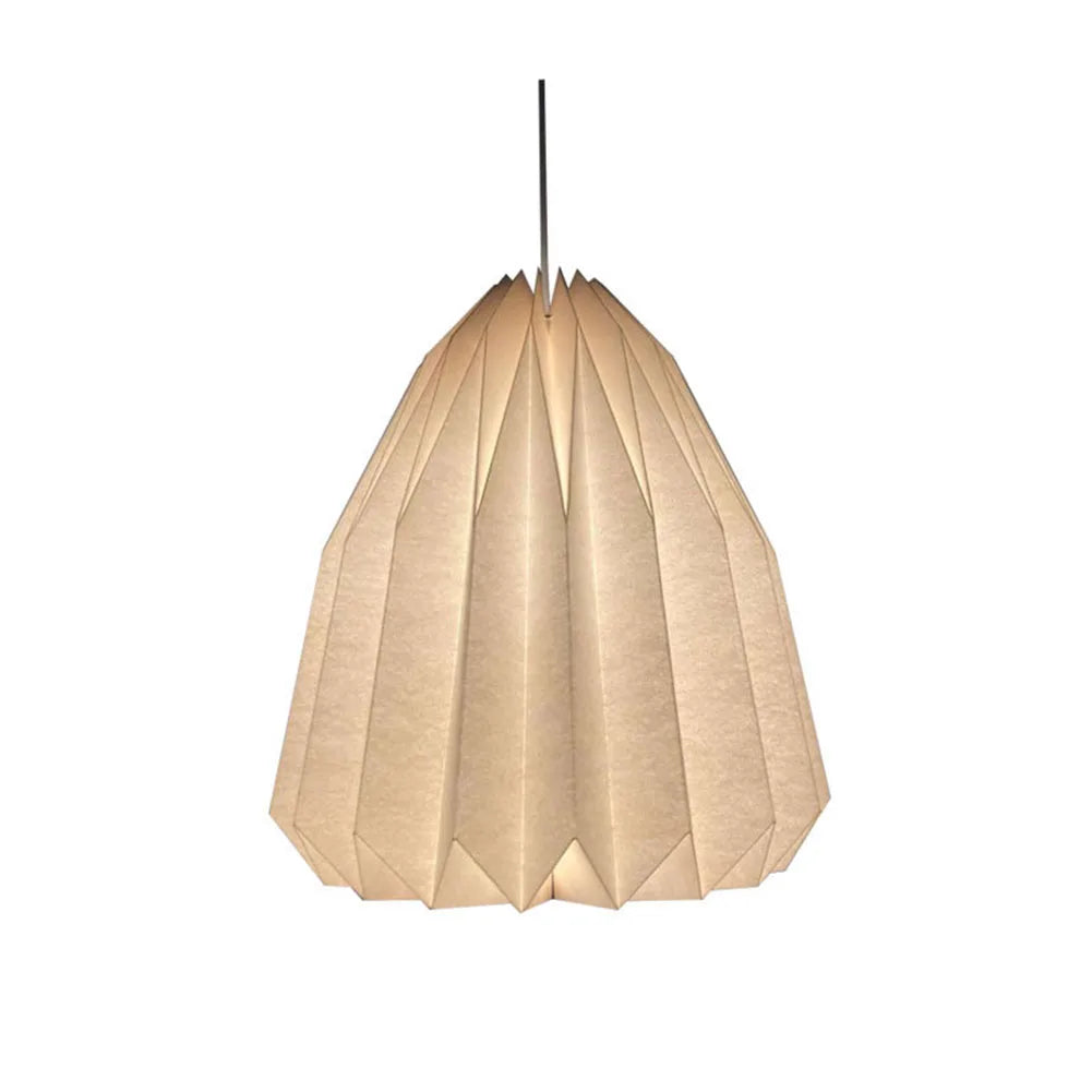 Chandelier Lamp Shade Nordic Style Paper Lantern Shade Creative Folding Pendant Light Shade for Living Room Decor Zpaxo Garlic