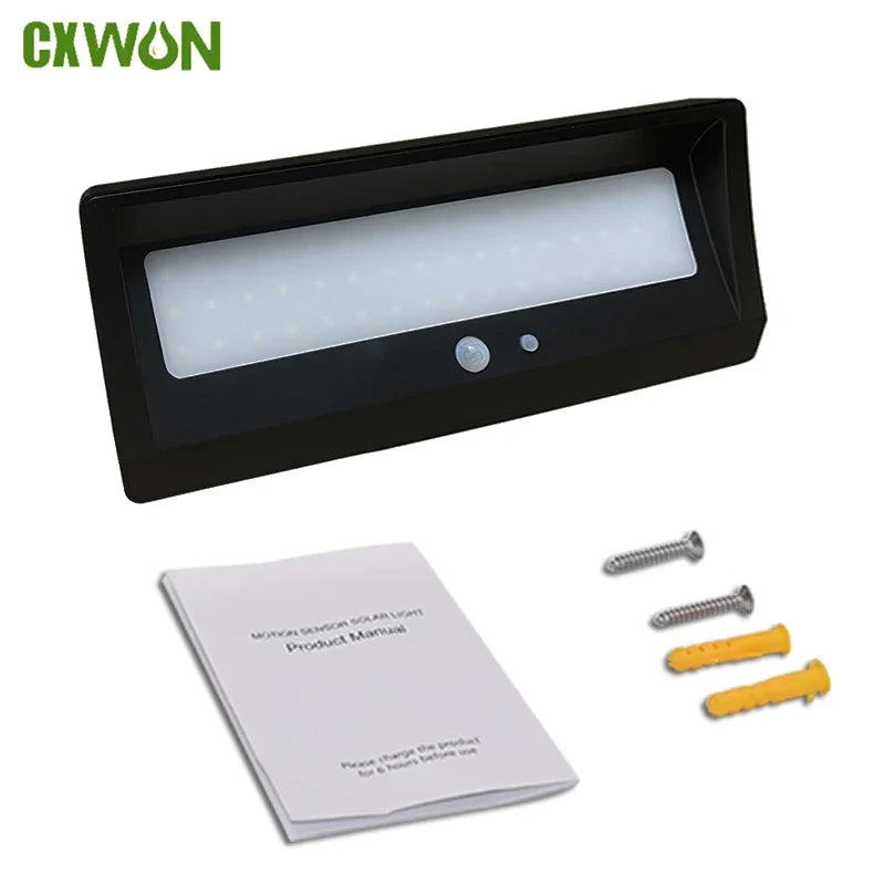 Bright Solar Wall Lights Motion Sensor Outdoor 4 Modes Light Zpaxo
