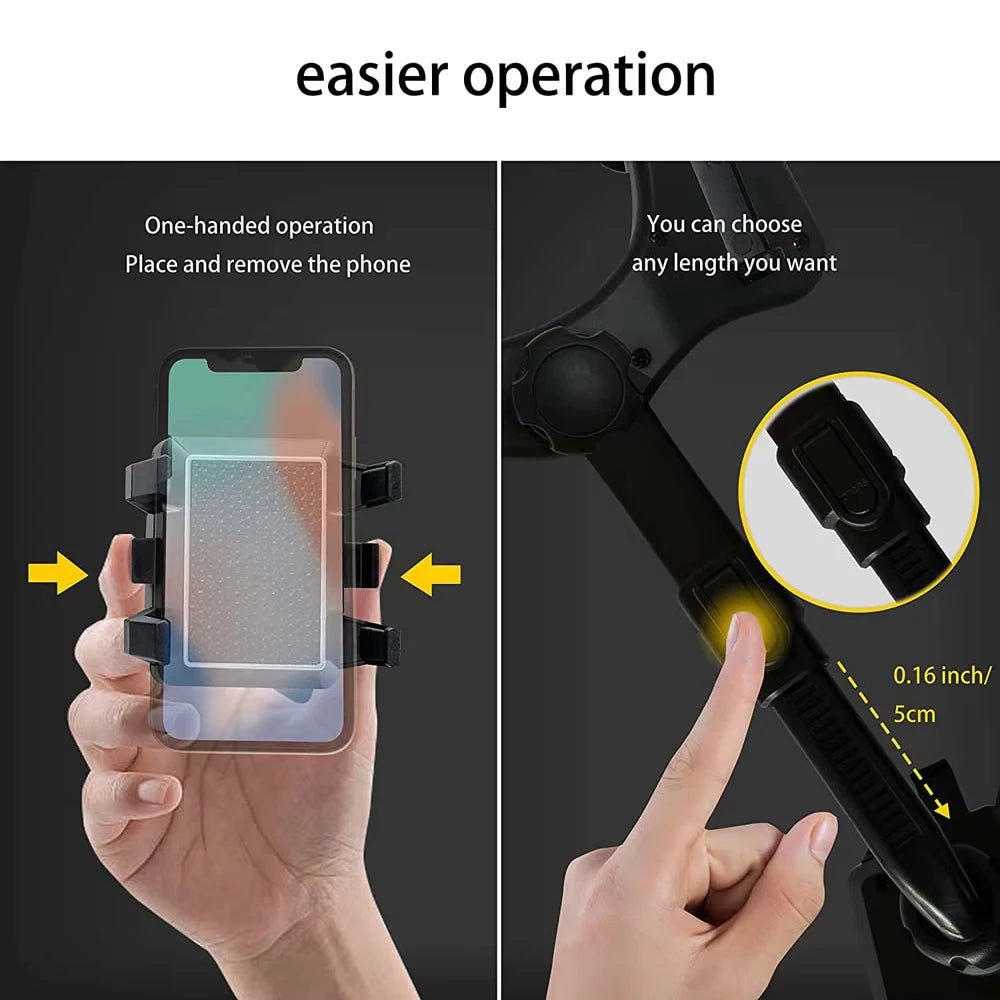 360° Rearview Mirror Car Phone Holder – Universal Mount Car Phone Mount Zpaxo
