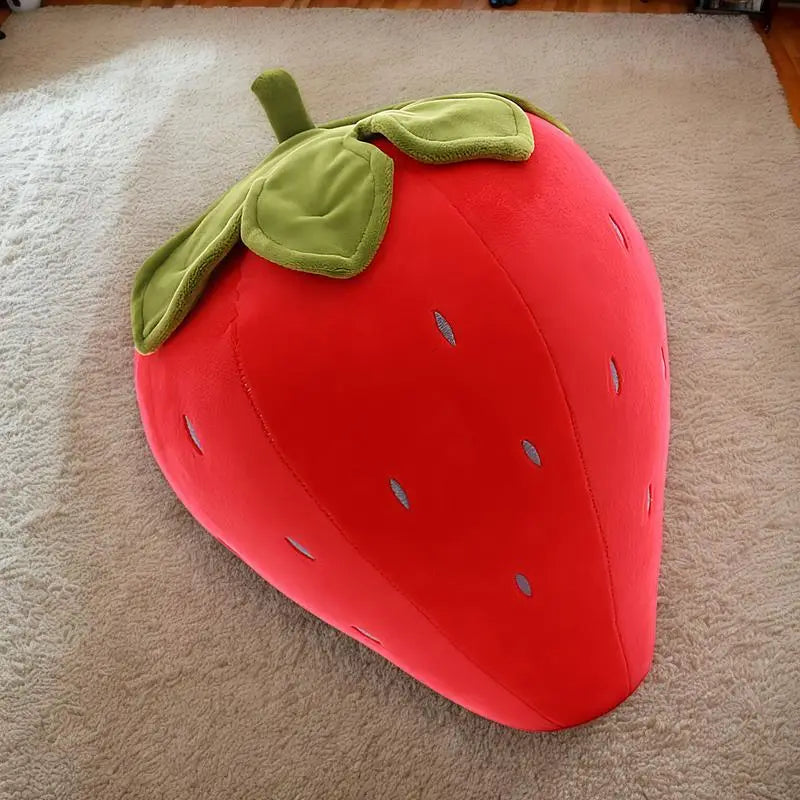 Strawberry Plush Soft Stuffed Pillow Toy Kids Doll Toddler Bedroom