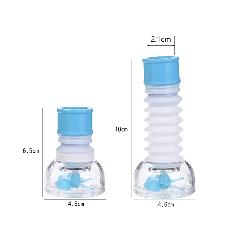 Faucet Filter Extender 360 Rotating Adjustable Faucet Spout Water Filter Water Saving Device for Home Kitchen Bathroom Zpaxo