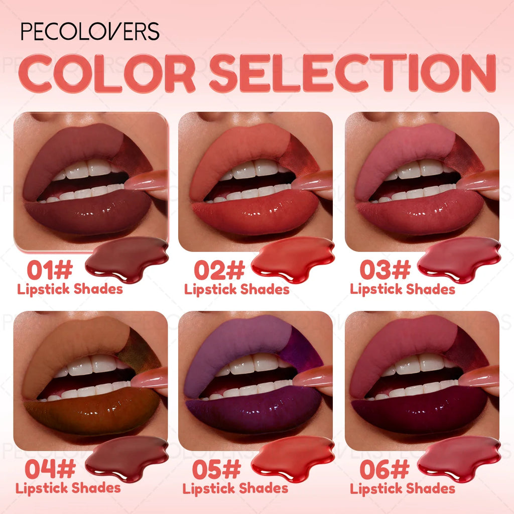 1PC Semi-permanent -off Durable Tattoo Lip Gloss, Waterproof and Smudge-proof, Won'T Stain Cups, Not Easy to Fade Zpaxo