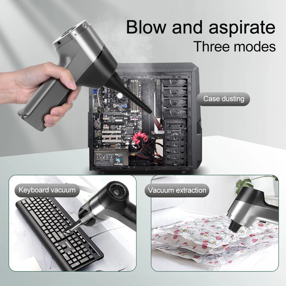 Car Mounted Household Small Mini Blowing And Suction Integrated Portable Handheld Wireless Car Specific Vacuum Cleaner Zpaxo