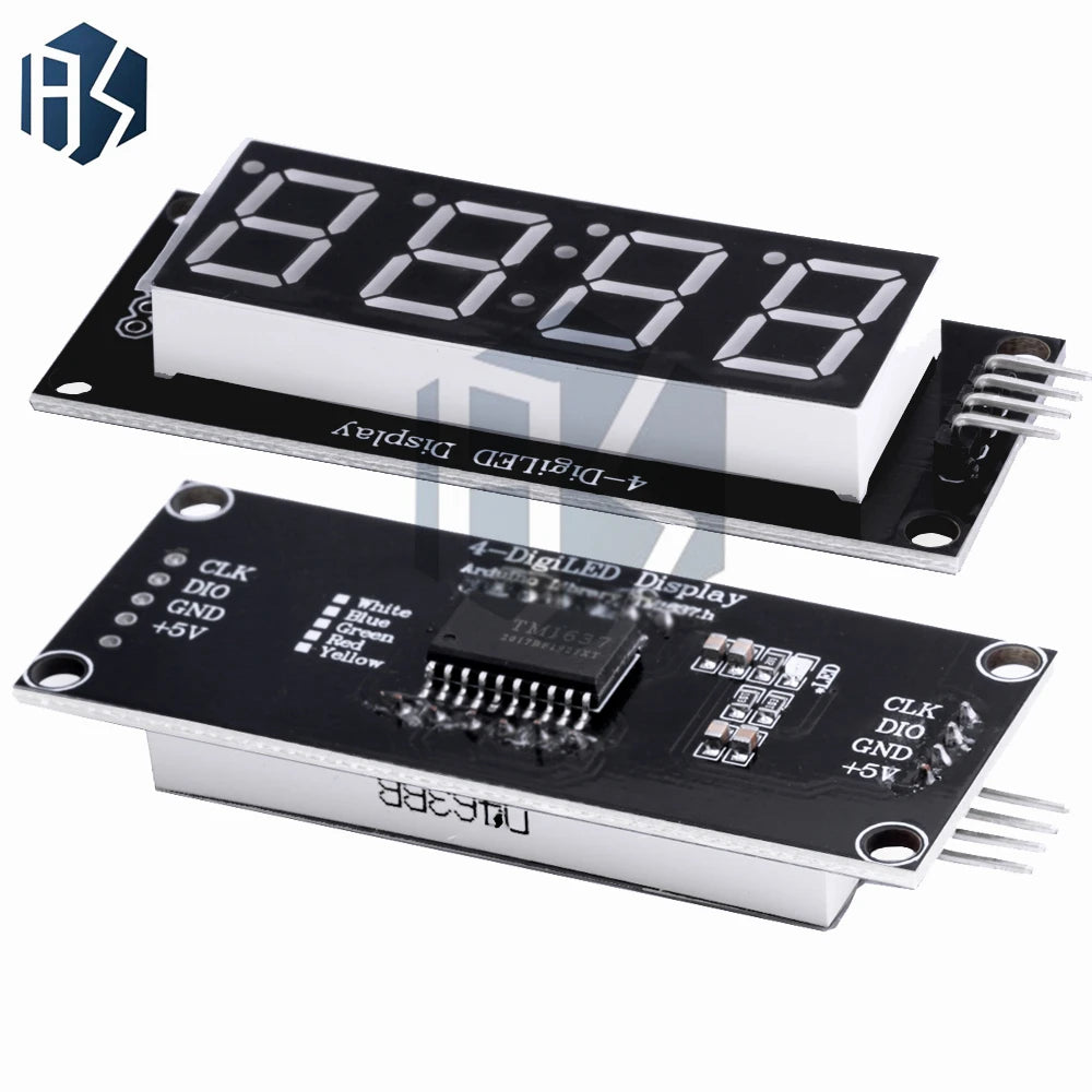 TM1637 LED Display Module 4 Digit Time Indicator Tube 7 Segment Zpaxo