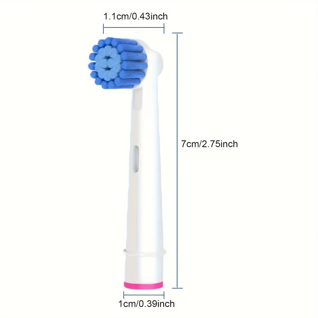 4 16 20 Electric Toothbrush Head Oral B Sensitive Replacement Brush Zpaxo