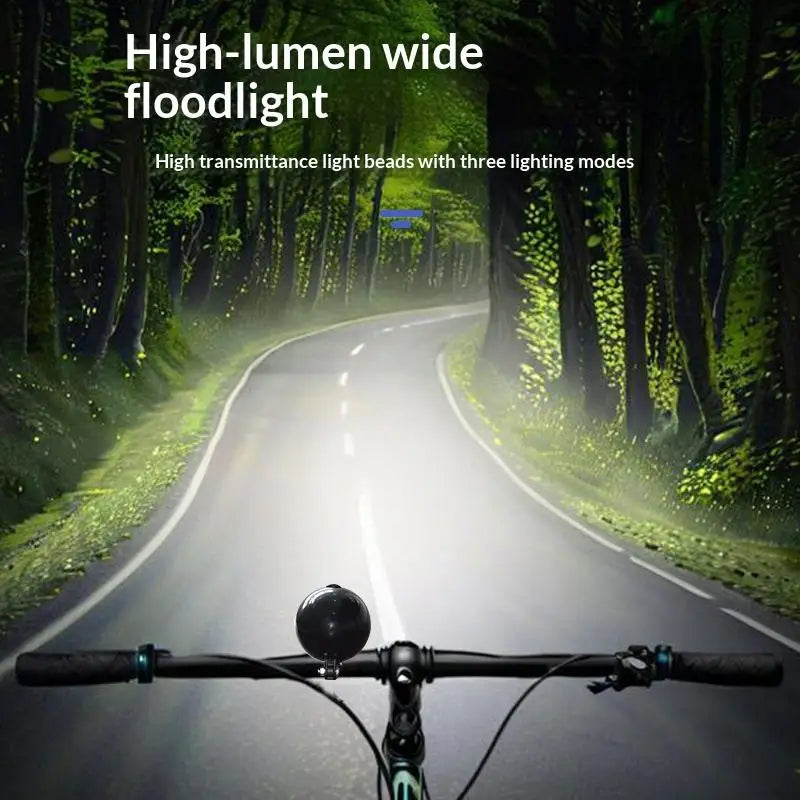 Vintage 3-LED Bicycle Headlight – Retro Bike Front Light