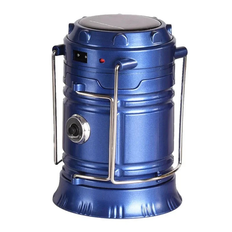 Camping light, solar multifunctional camping light, tent light, work light, outdoor lighting, portable horse light Zpaxo Blue 31-40W