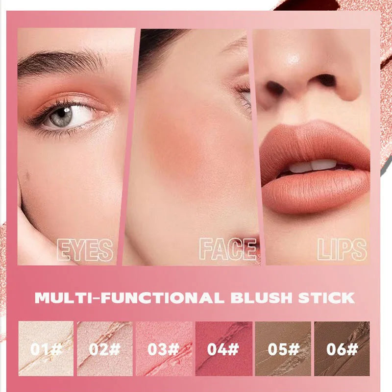 Face Contouring Bronzer Stick Multi-functional Highlighter Blush