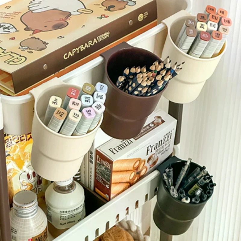 Car Water Cup Holder Mobile Phone Beverage Holder Trash Can Multifunctional Storage Box Auto Interior Accessories Zpaxo