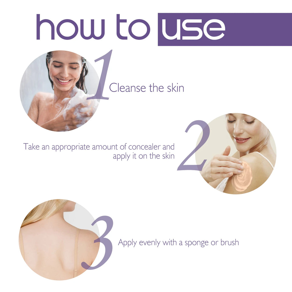 74ml Natural Tattoo Concealer Long Lasting Waterproof Tattoo Scars Cover Cream Body Coverage Makeup Foundation Cream For Women Zpaxo