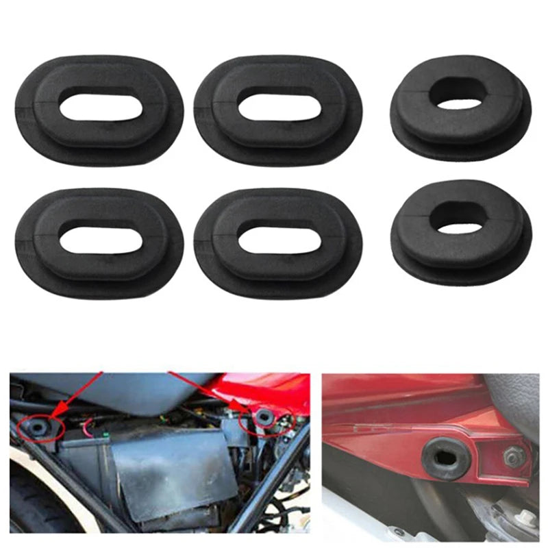 12pcs Motorcycle Body Side Cover Rubber Grommet Fairing Washer Bolts Motorcycle Accessories Zpaxo