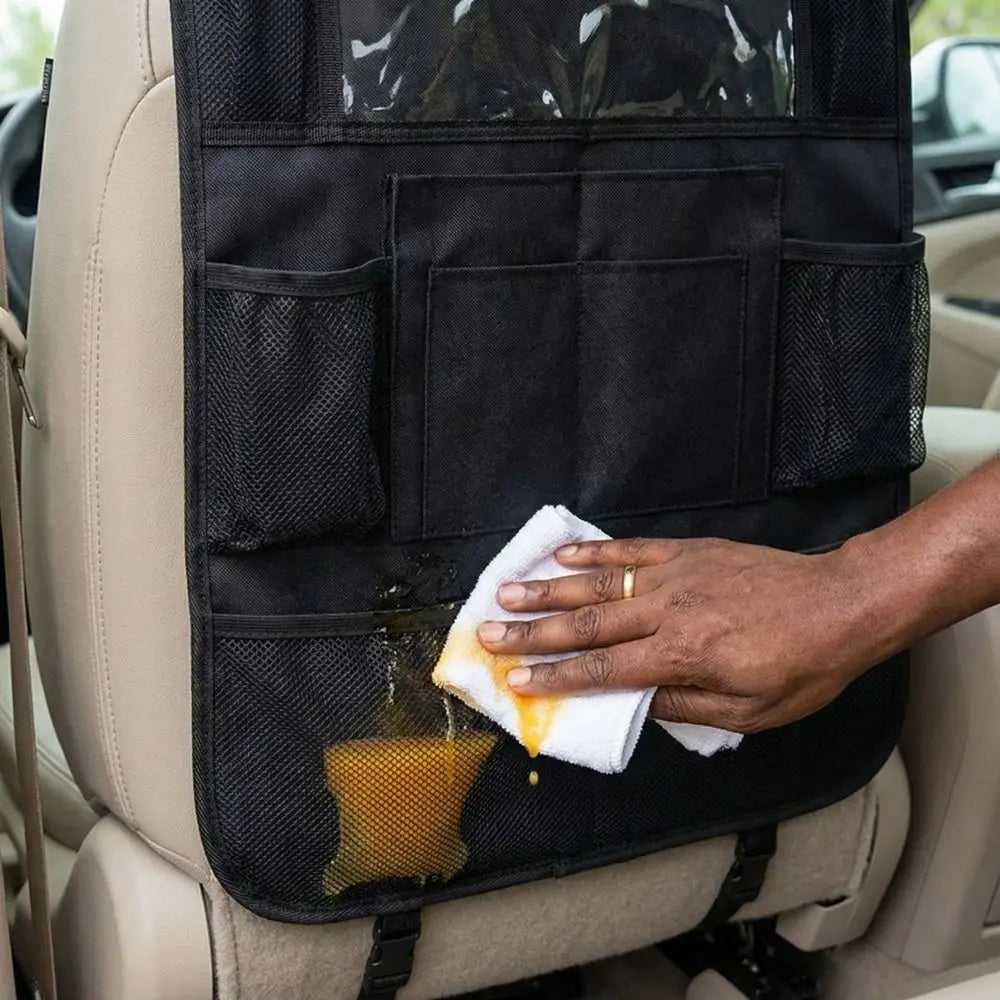 Multifunctional Backseat Car Organizer Touch Screen Tablet Holder High-Capacity Back Seat Organizers Tablet Phone Holder Zpaxo