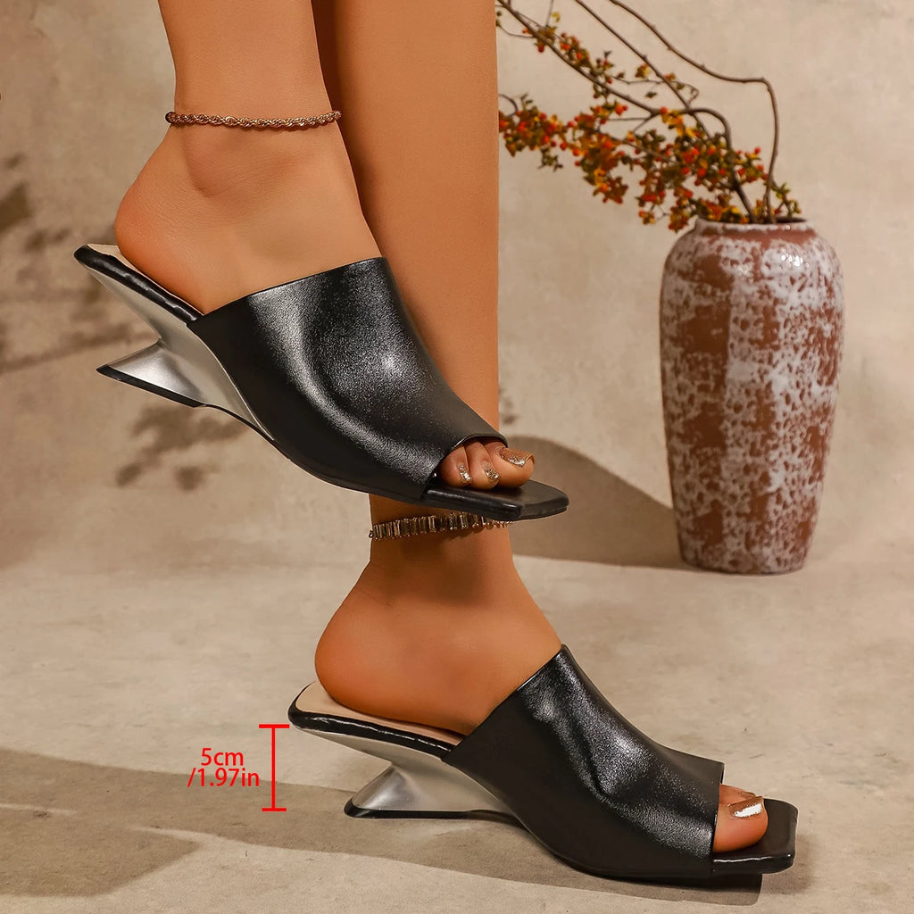 2026 Women High Heel Sandals Big Size Luxury Ballet Trend Wedge Sandals Lightweight Anti-slip Platform Shoes Zapatos De Mujer Zpaxo