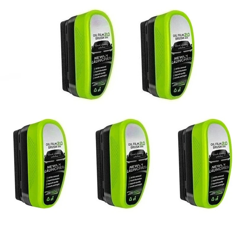 Car Glass Oil Film Wipe Windshield & Side Window Cleaner Instant Oil & Dirt Removal,Crystal Clear Vision & Rain Repellent Zpaxo 5pcs