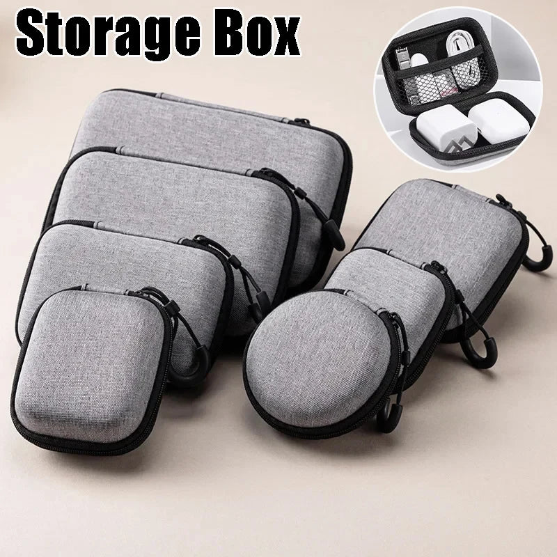 Electronics Organizer EVA Case Hard Drive Storage Cable Management