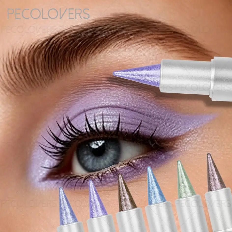 1pc Green and Purple, Blue Eye Shadow Pen, Long-Lasting Waterproof, Colorful and Multi-Functional Eyeshadow and Eyeliner Zpaxo